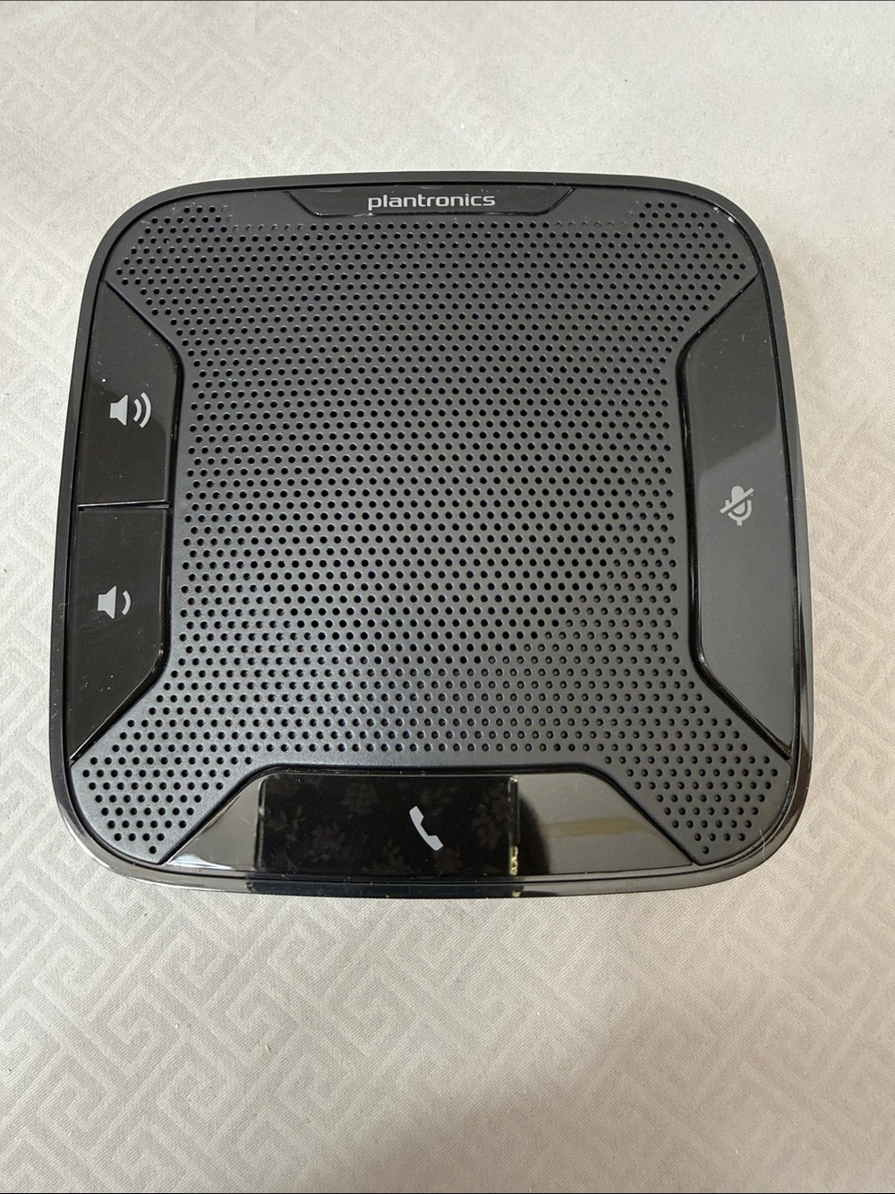 Plantronics Callisto 610 Black Compact Portable Corded Conference Speakerphone